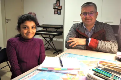 Nachhilfe Ahana und Winfried Trippel