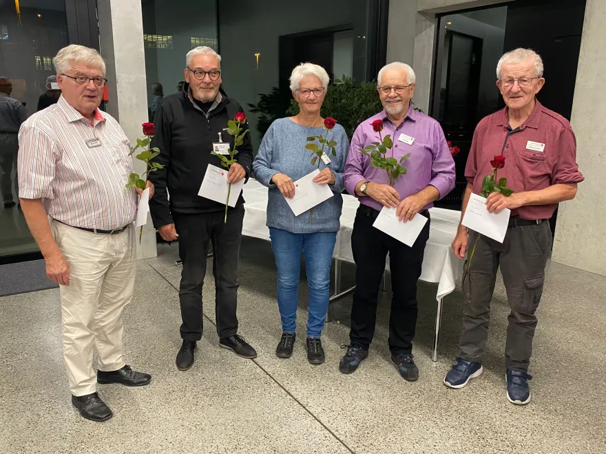 Jubilarinnen und Jubilare, Freiwillige