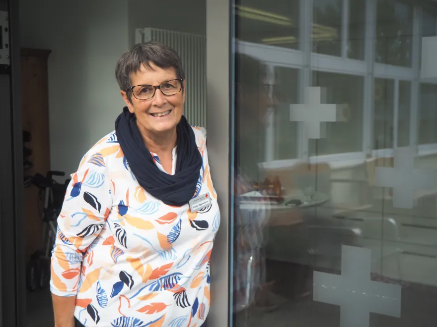 Freiwillige Gertrud Oggenfuss, Tagesstätte für Betagte in Frick